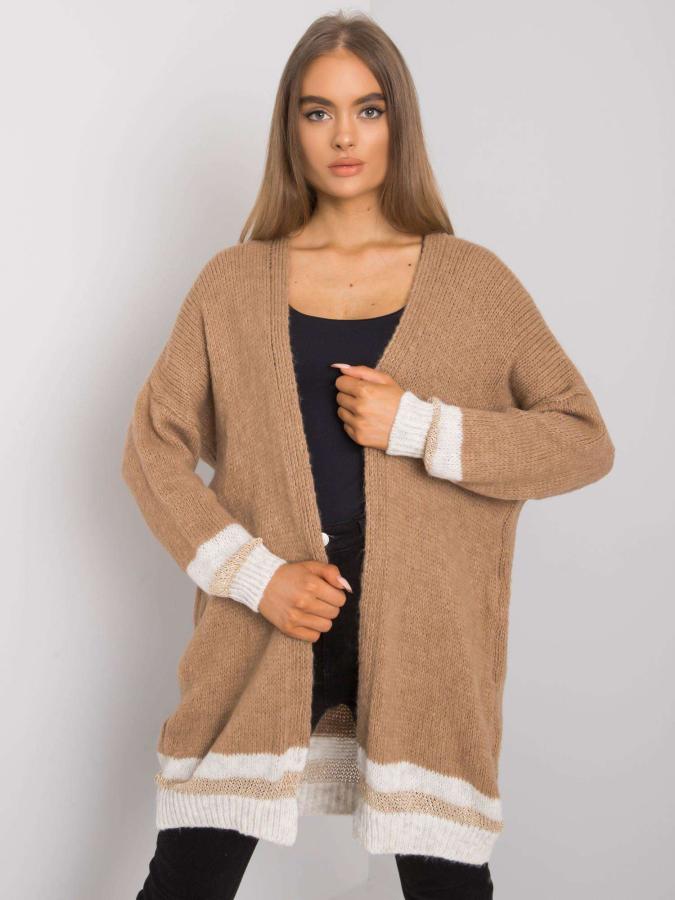 Oh Bella pletený sveter vo farbe ťavy